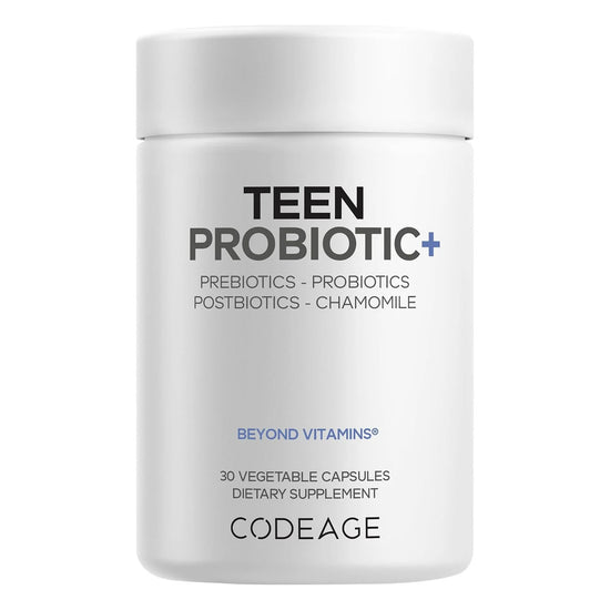 Codeage Teen Probiotics+ Capsules, 30 count