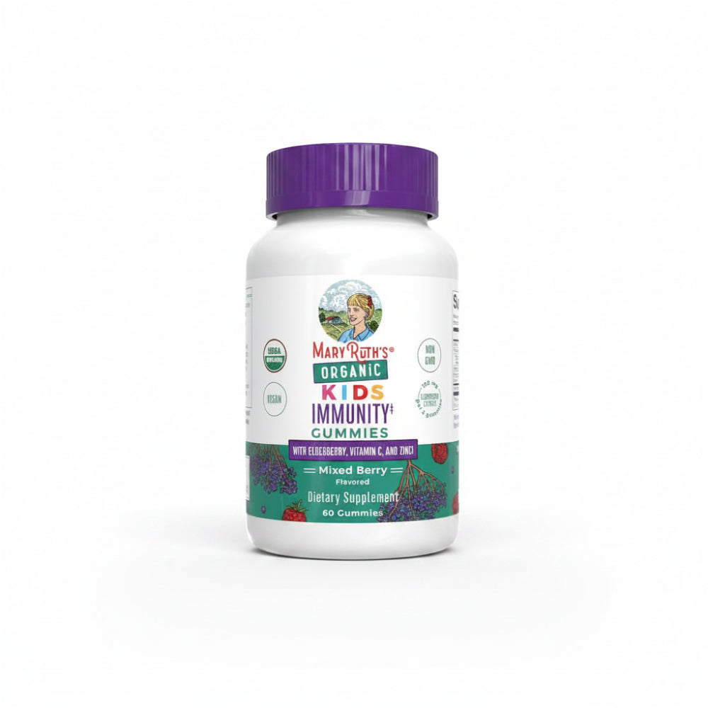 MaryRuth Organics Organic Kids Immunity Gummies, 60 Count