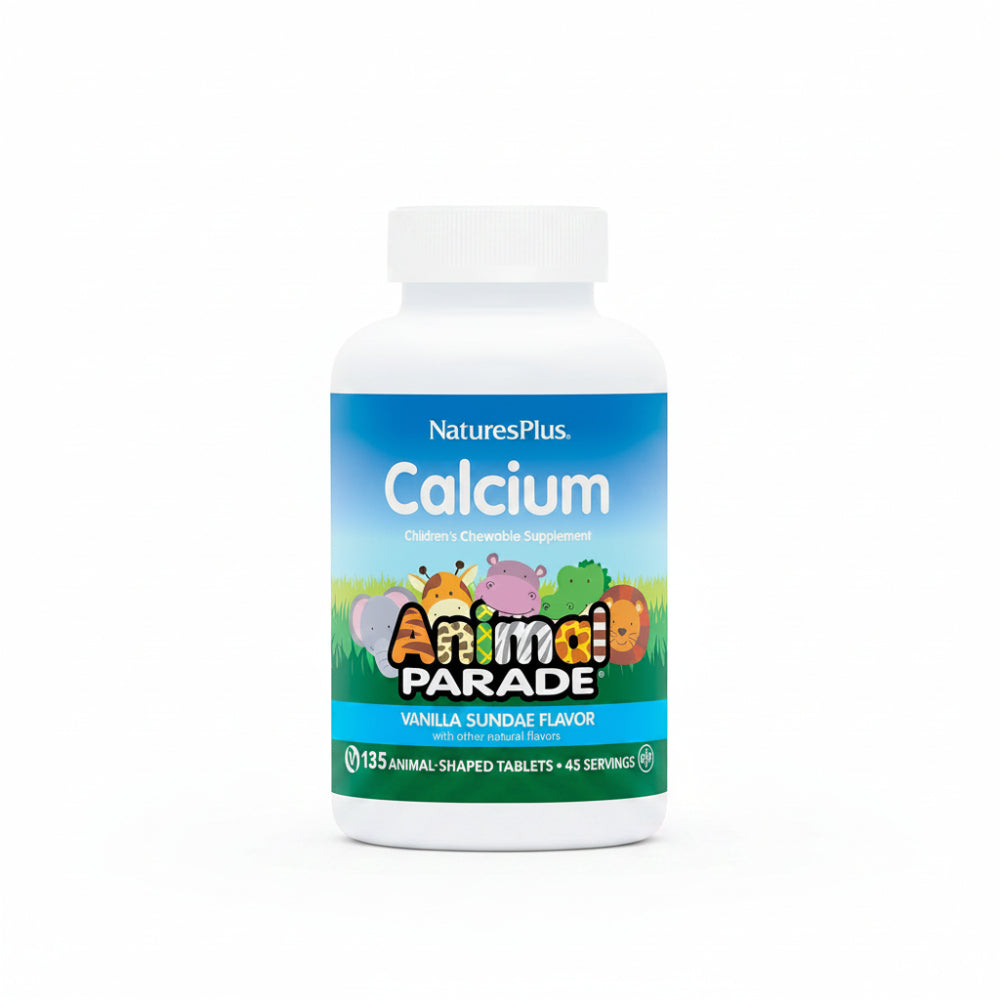 NaturesPlus Animal Parade Calcium Children's Chewables, 135 Count