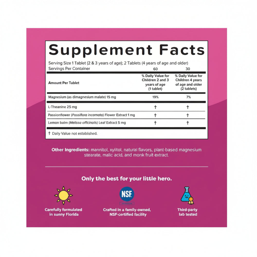 Renzo's Captain Calm Magnesium Chewable, 60 Count