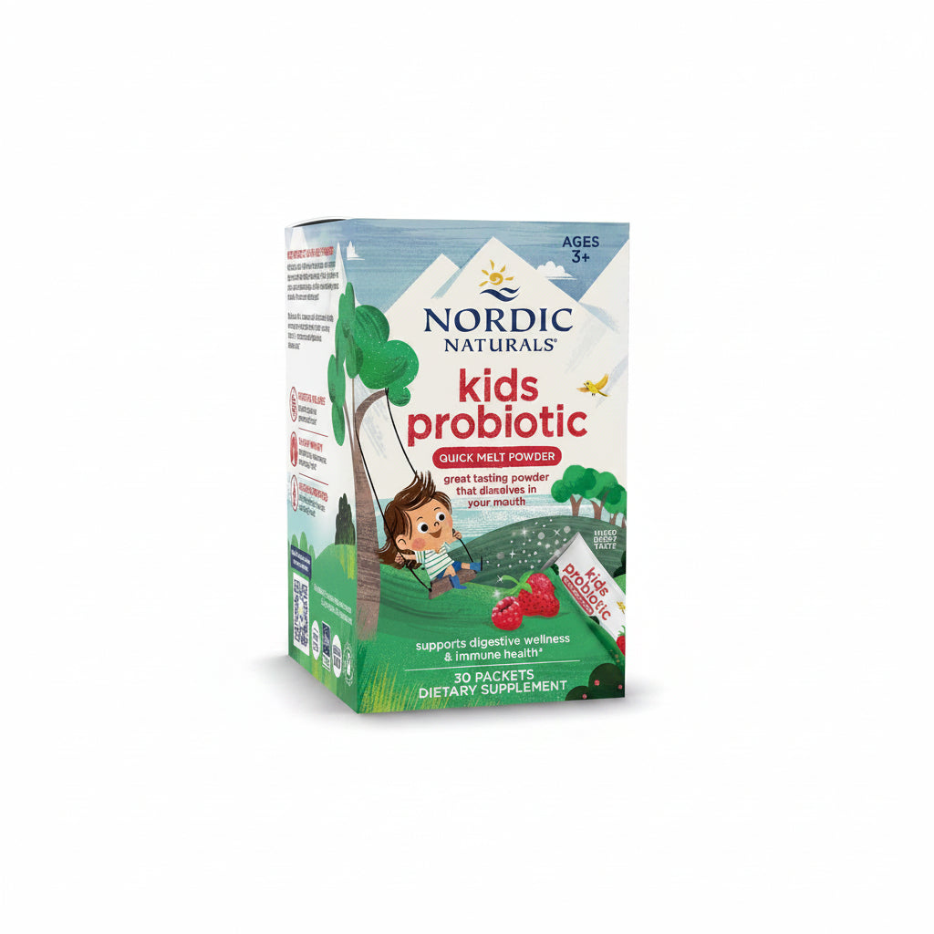 Nordic Naturals Kids Probiotic Quick Melt Powder, 30 sticks