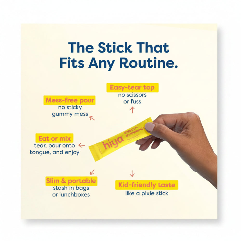Hiya Kids Multivitamin sticks, 20 Count