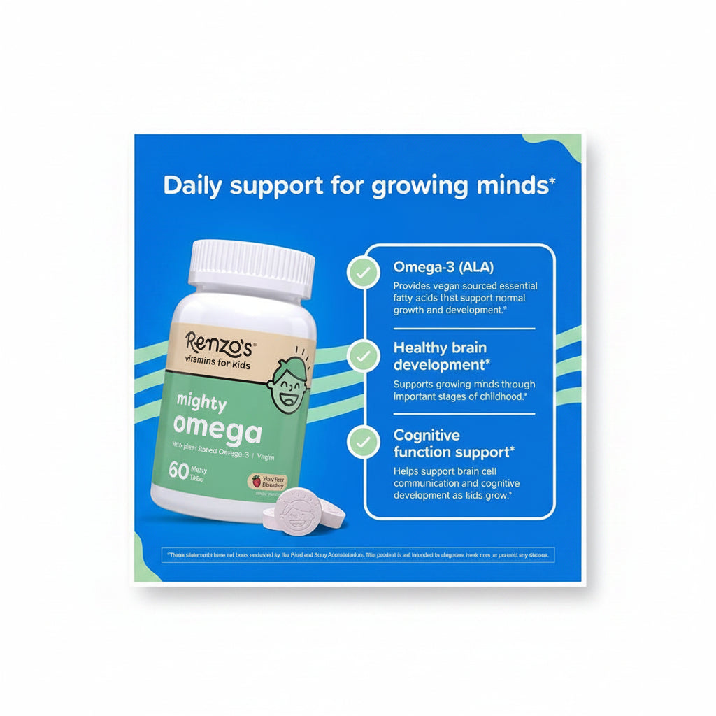 Renzo's Mightly Omega Chewable, 60 Count