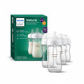 Philips Avent Natural Response Glass Baby Bottles 8 oz/240 mL 4-Pack