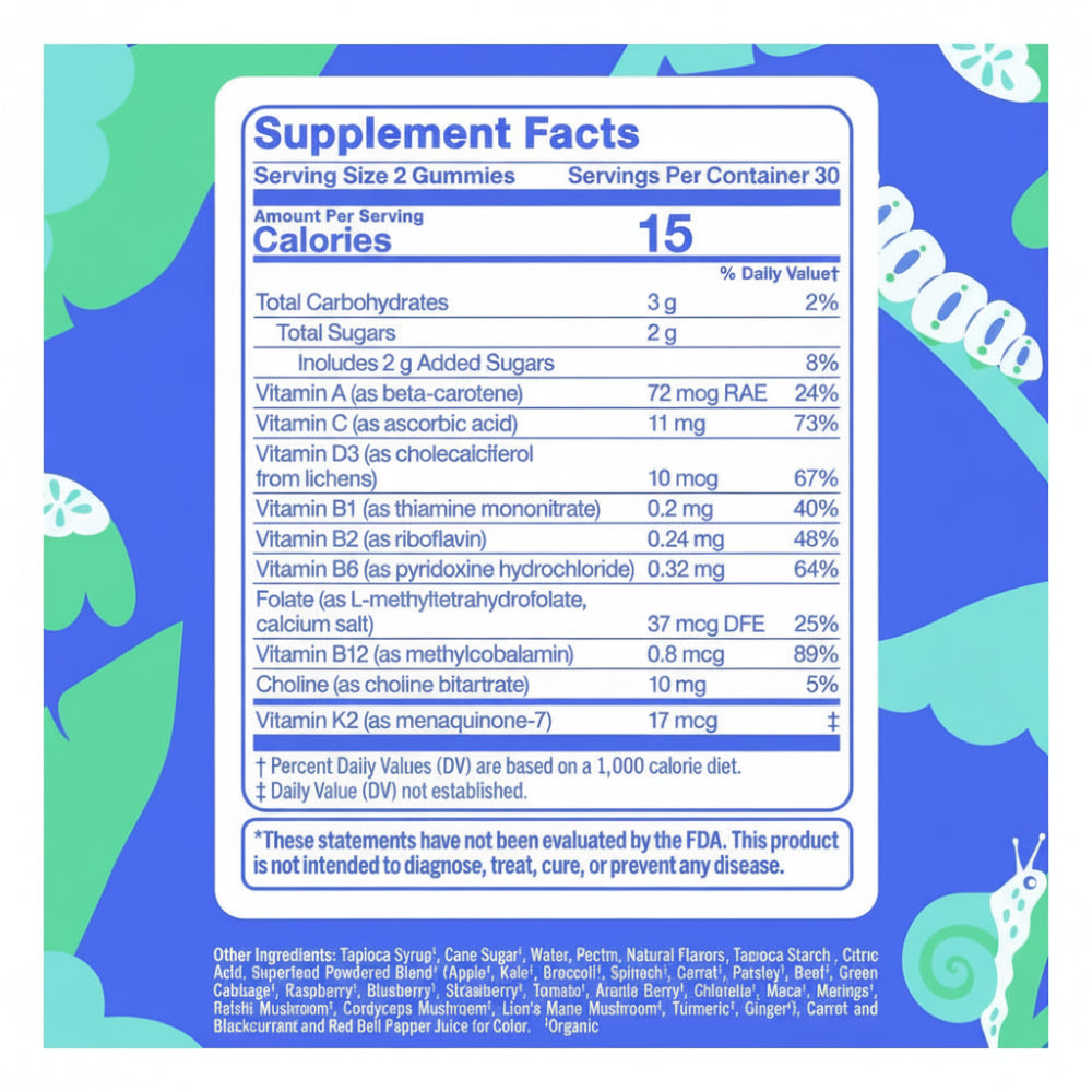 First Day Toddler Multivitamins Gummies 60 Count