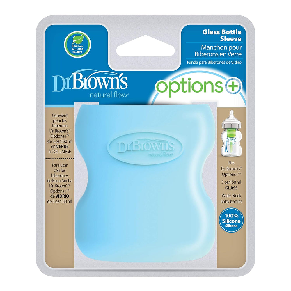 Dr. Brown's Wide Neck Glass Bottles sleeve 5 oz, 1-Pack