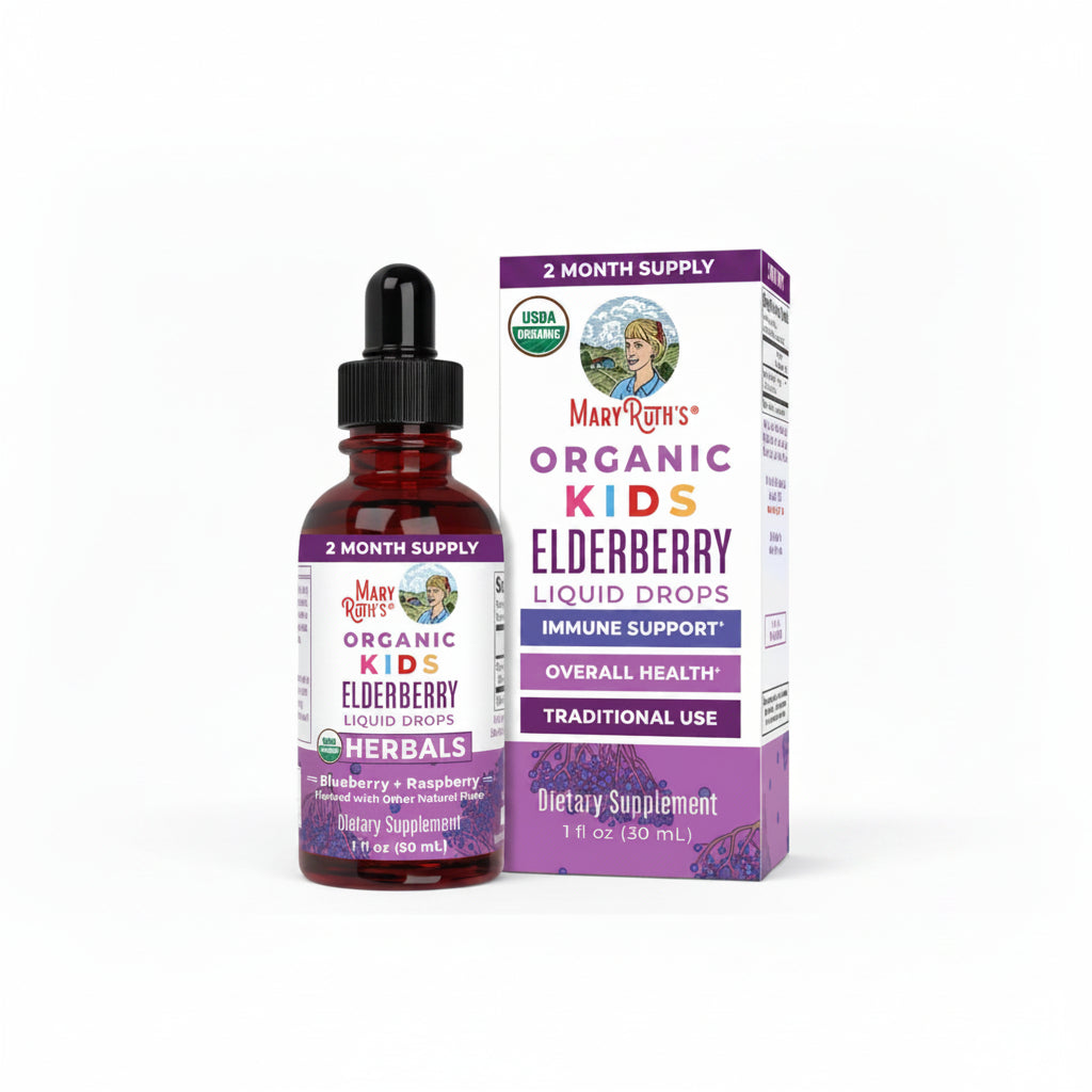 MaryRuth Organics Organic Toddler Elderberry Liquid Drops 1 oz/30 mL