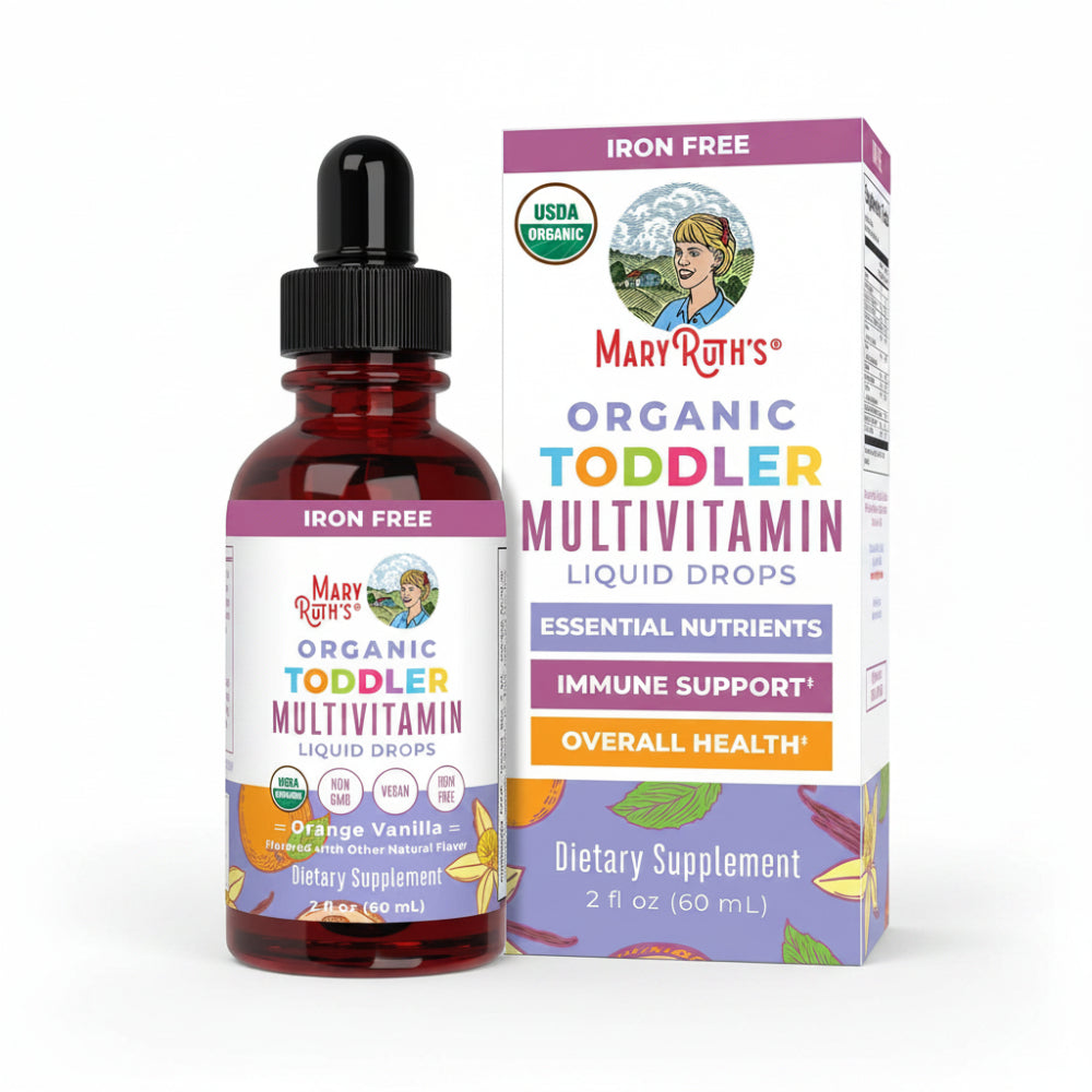 MaryRuth Organics Organic Toddler Multivitamin Liquid Drops 2 oz/60 mL