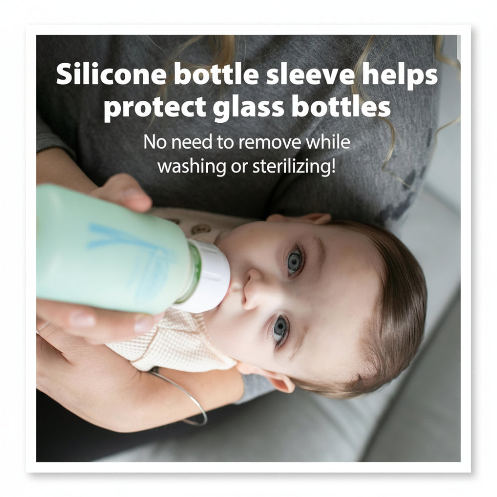 Dr. Brown's Narrow Glass Bottle Sleeve 4 oz 2-Pack