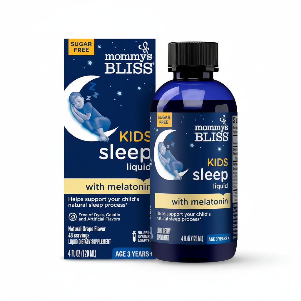 Mommy's Bliss Kids Sleep support Liquid with Melatonin, 120 mL