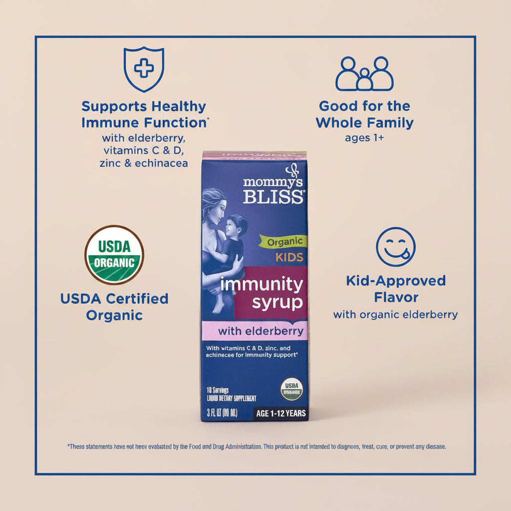 Mommy's Bliss Organic Kids Immunity syrup