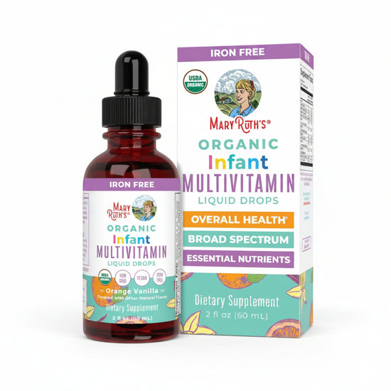 MaryRuth Organics USDA Organic Infant Multivitamins, 2 oz/ 60 ml