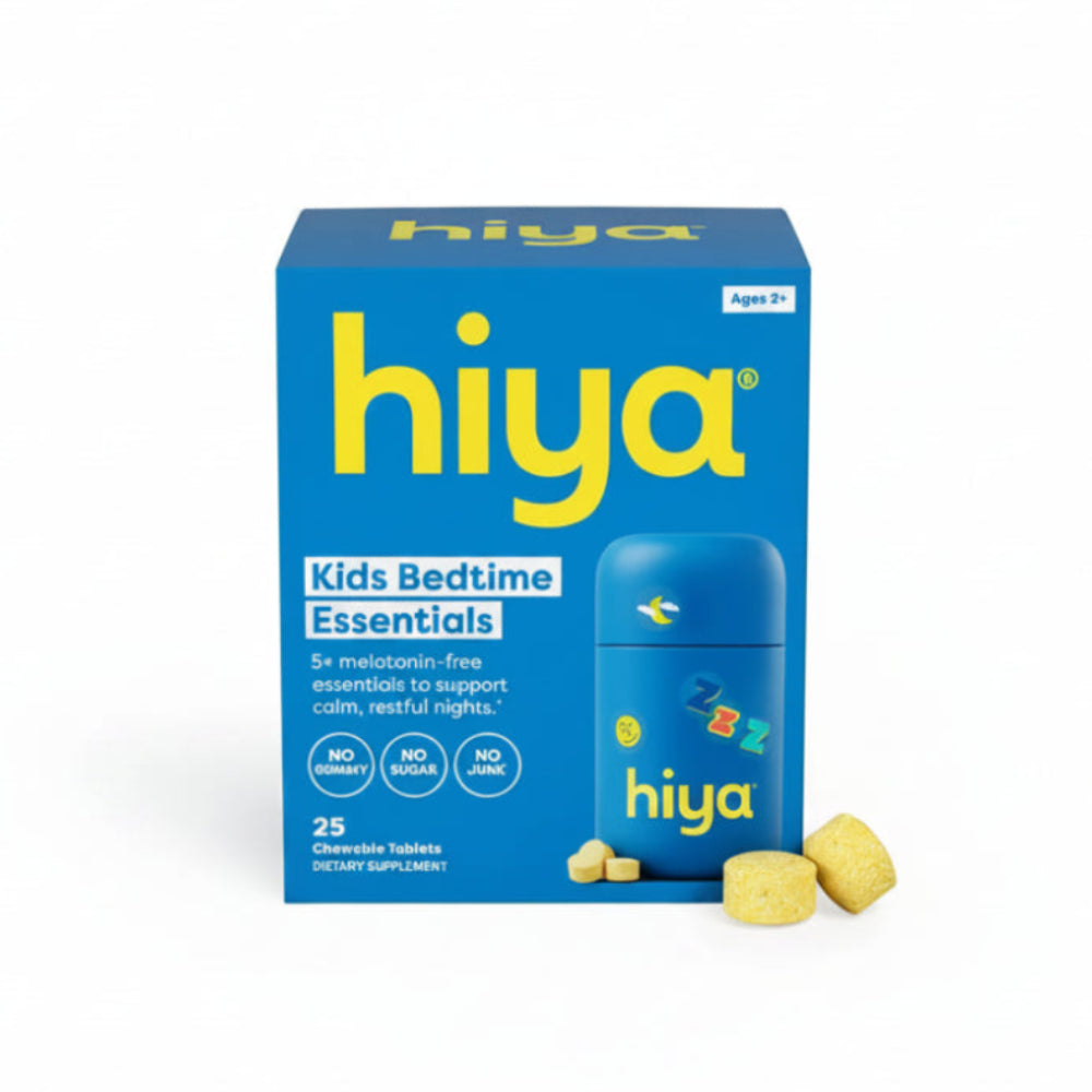 Hiya Kids Bedtime Essentials, No melatonin, 30 Count