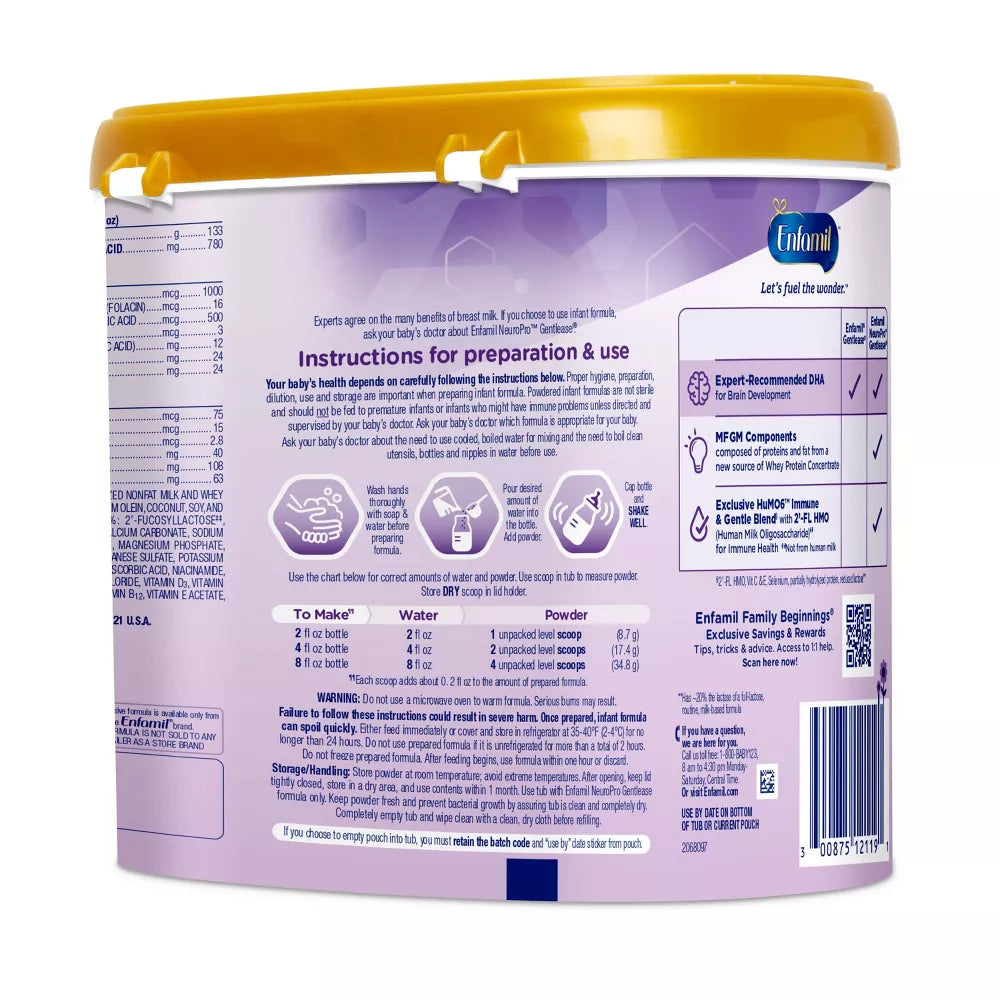Enfamil NeuroPro Gentlease Infant Formula
